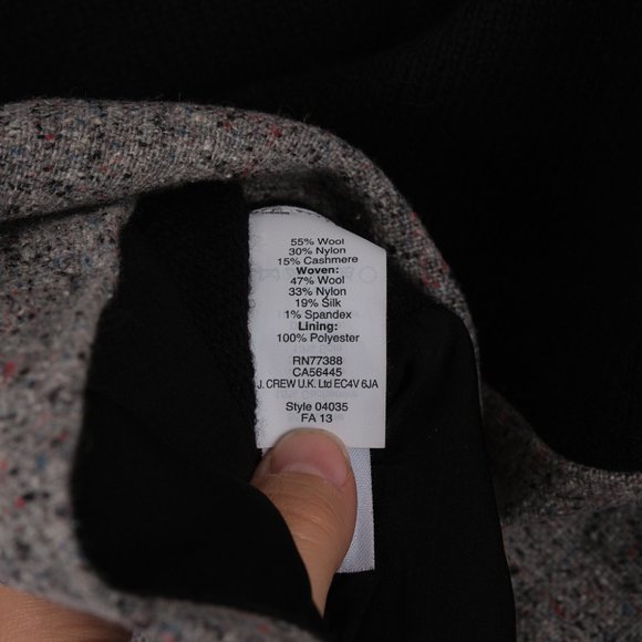 J.Crew Woven Panel Sweater in Black Size XS - Picture 7 of 7